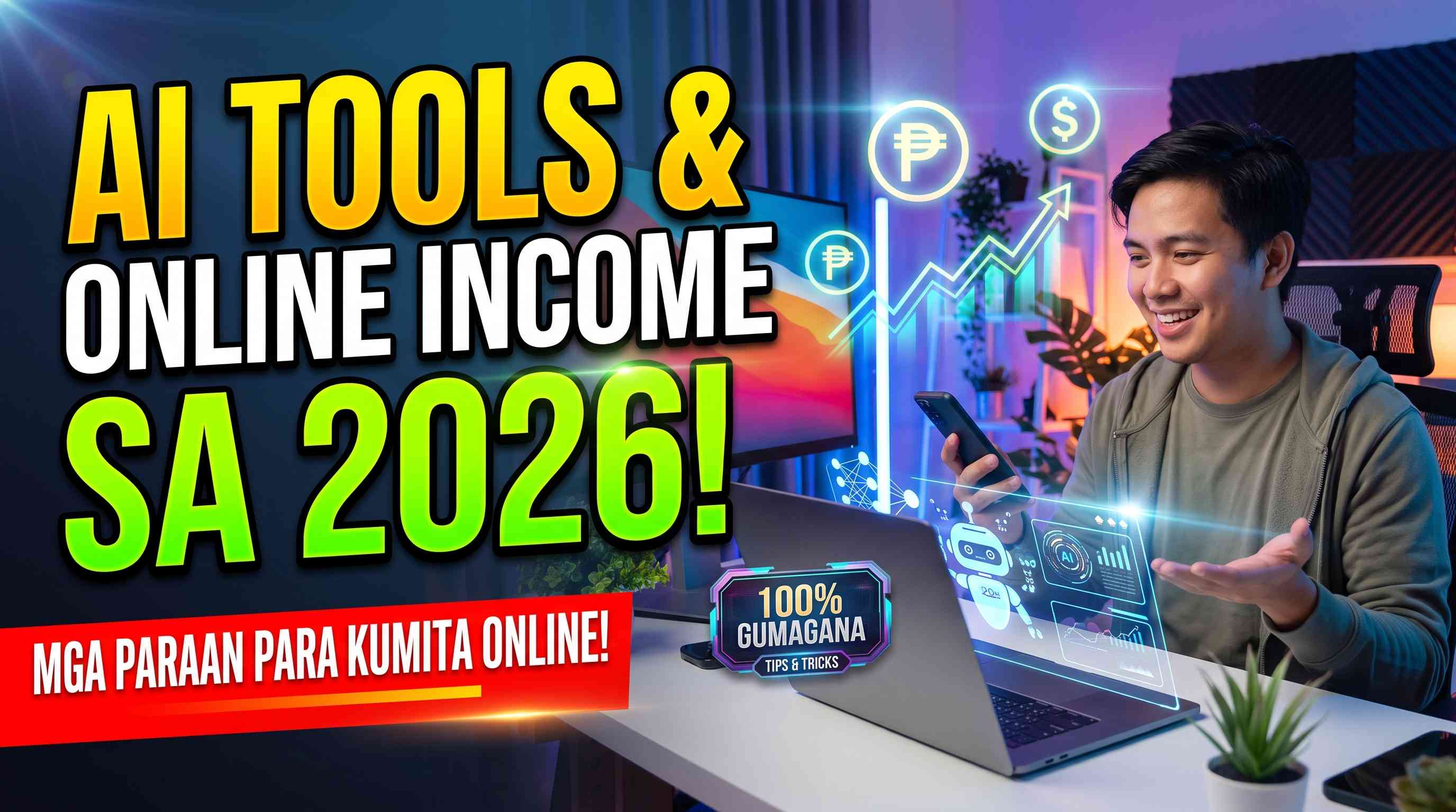 AI Tools at Online Income sa 2026: Mga Paraan Para Kumita Online Gamit ang Artificial Intelligence