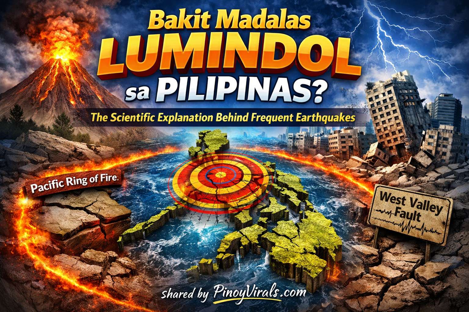 Bakit Madalas Lumindol sa Pilipinas? The Scientific Explanation Behind Frequent Earthquakes