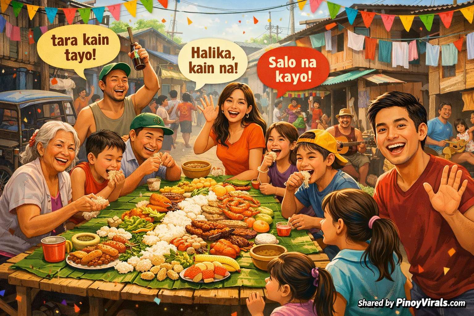 Buhay Barangay sa Pilipinas: Simpleng Pamumuhay, Tunay na Kaligayahan sa Pagsasalo-Salo