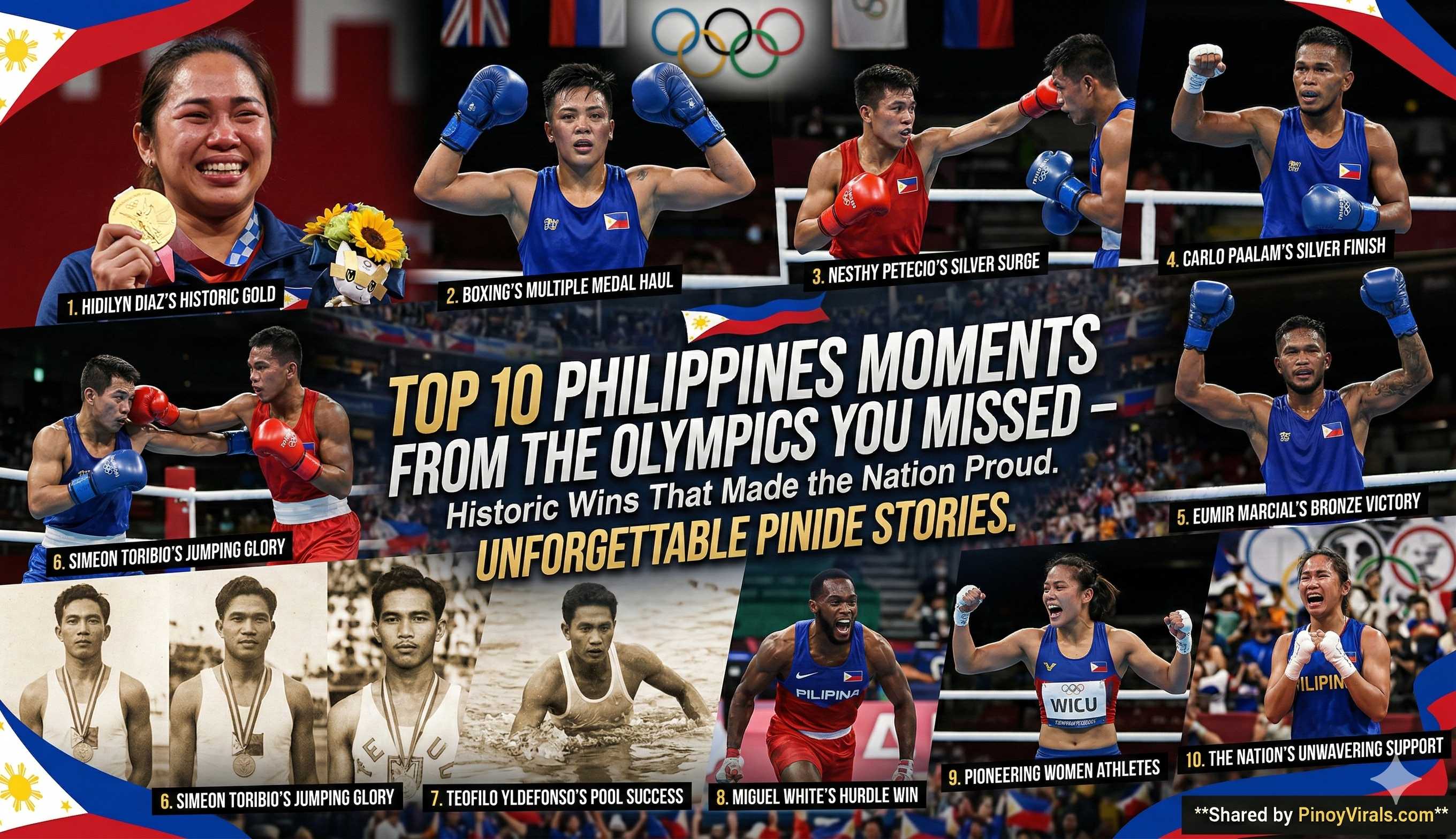 Top 10 Philippines Moments from the Olympics You Missed – Historic Wins That Made the Nation Proud