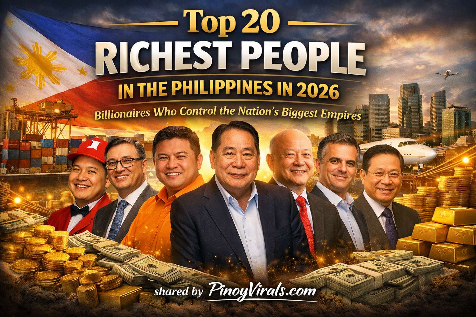 Top 20 Richest People in the Philippines in 2026: Billionaires Who Control the Nation’s Biggest Empires